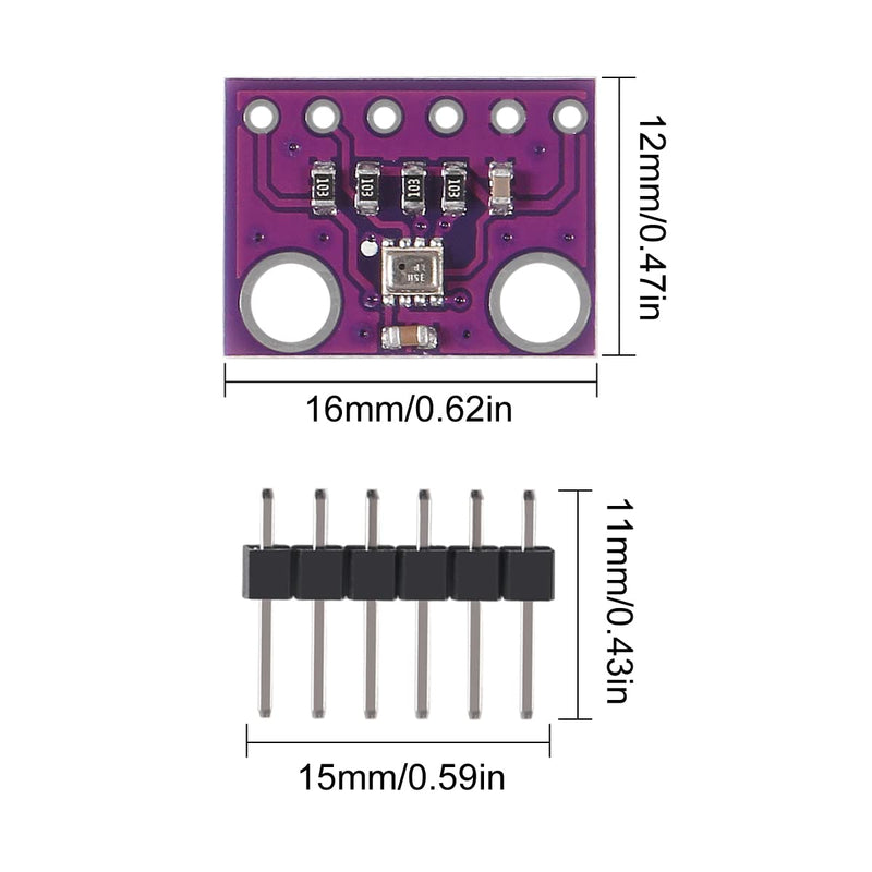 AITIAO 10Pcs BMP280 3.3V Atmospheric Pressure Sensor Module High Precision Digital Atmospheric Barometric Pressure Sensor GY-BMP280-3.3 Temperature Sensor Module for Arduino