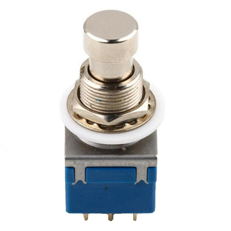 Etopars 5 X 3PDT 9 Pins Box Stomp Guitar Effect Pedal Foot Switch True Bypass Metal Blue