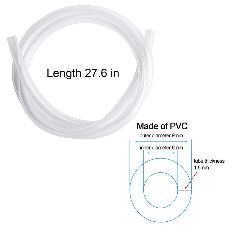 150ml Syringe with 27.6-Inch Tubing, Large Plastic Syringe for Scientific Labs, Nutrient Measuring, Watering, Refilling