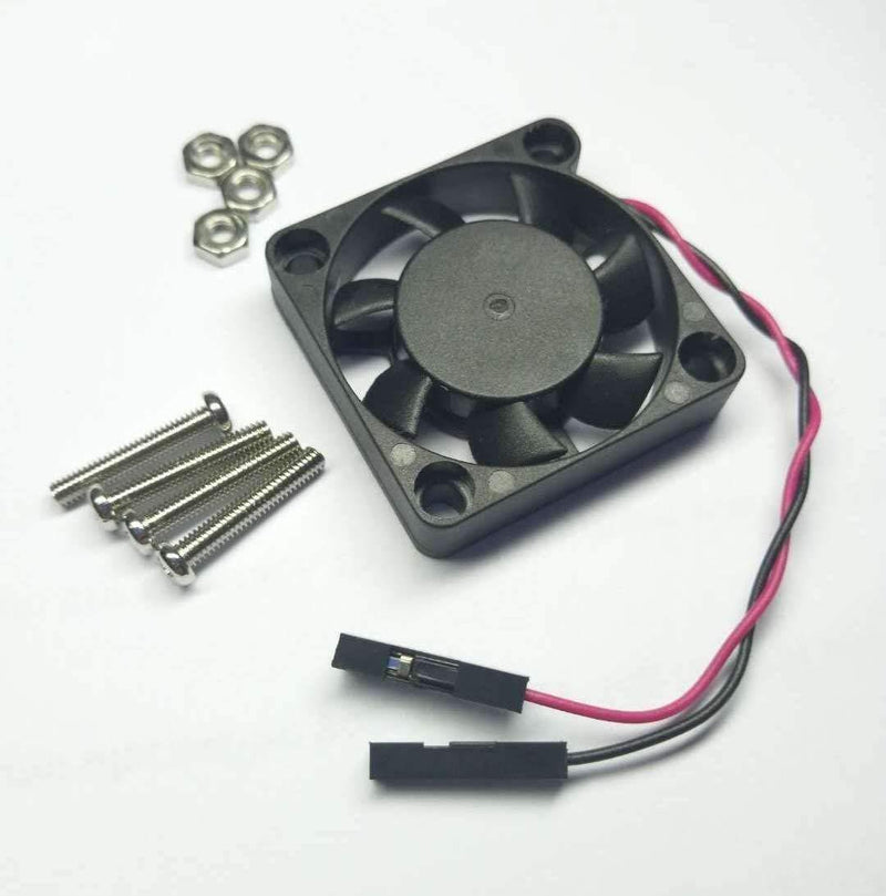 Easycargo Raspberry Pi 4 Fan 30x30x7mm, Raspberry Pi Cooling Fan Brushless 3.3V 5V DC Quiet Fan for Raspberry Pi 4B, Pi 3B+, RetroFlag NESPI Case (30mmx30mmx7mm) (Black 4-Set) Black (4-Set)