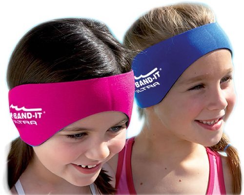 Ear Band-It Ultra Swimming Headband with Putty Buddies earplugs - 6 Pair Soft Silicone Premium Ear Plugs - The Best Swim Headband and Earplugs - Doctor Recommended Hot Pink Large (ages 9yrs to adult)