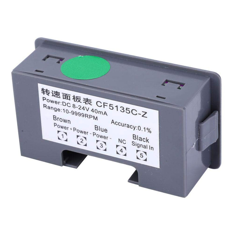 Green LED engine tachometer speed meter + NPN Hall proximity switch sensor (12.00 * 10.00 * 3.00) 12.00 * 10.00 * 3.00