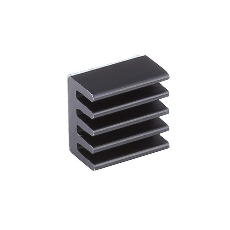Awxlumv 10 pcs Small Heat Sinks 9 x 9 x 5 mm Aluminum Heatsink with Thermal Conductive Double Sided Tape for Cooling GPU IC Chips VRAM VGA RAM 9x9x5mm