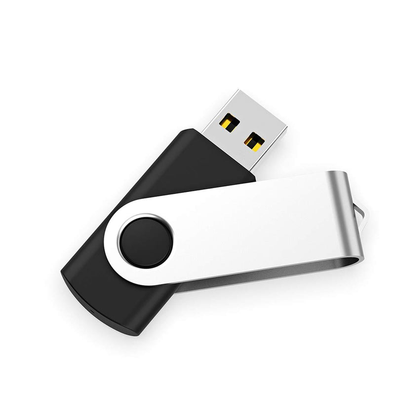 USB Flash Drive 8GB 3 Pack USB USB 2.0 Thumb Drives Jump Drive Memory Stick (3 Colors: Black,Blue,Purple, 8 GB)