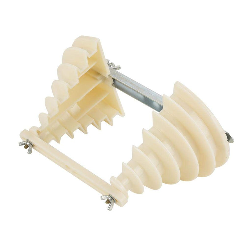 Electrical Machine Plastic Single Phase 6 Layer Coil Wire Cable Winding Mould Head Holder Beige