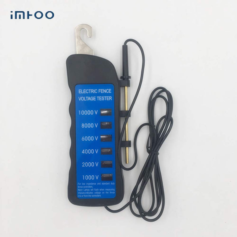 Electric 6 Neon Light Voltmeter 10KV Farm Fence Tester
