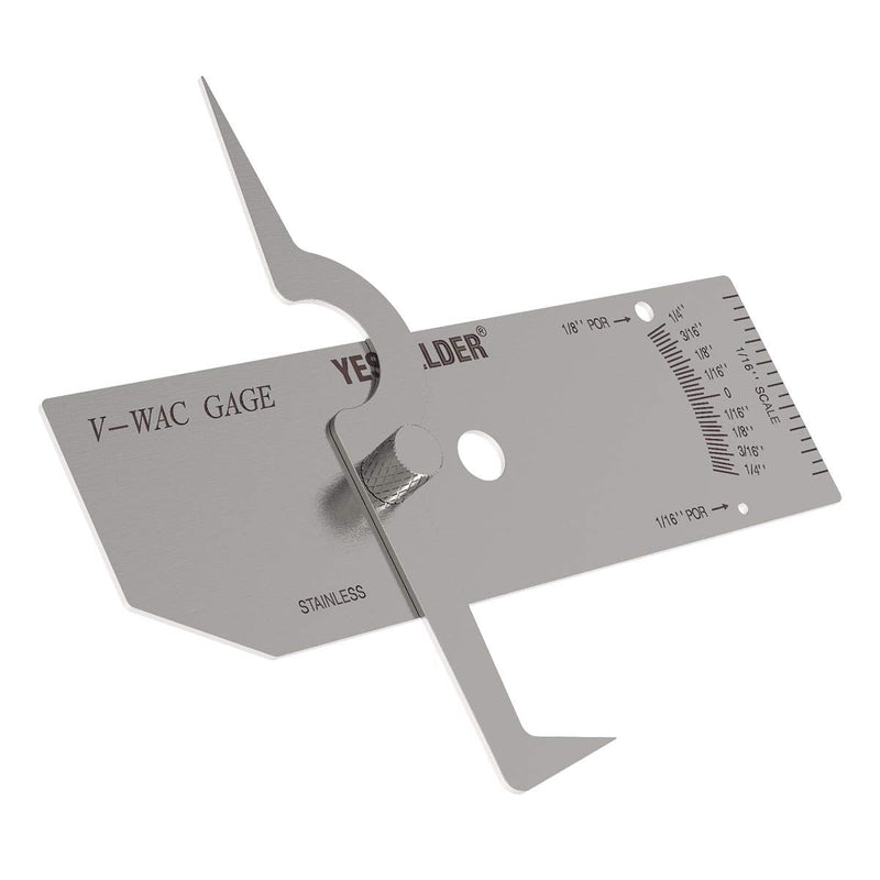 YESWELDER V-WAC Single Weld Gage Inch Inspection Gauge Inche