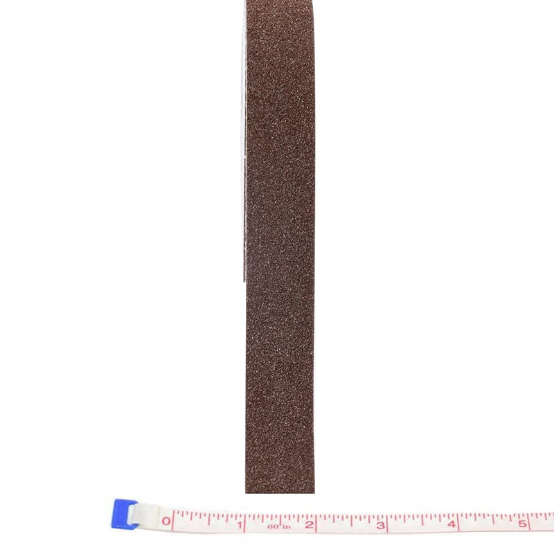 Anti Slip Tape, High Traction,Strong Grip Abrasive, Not Easy Leaving Adhesive Residue, Indoor & Outdoor (1" Width x 190" Long, Brown) 1" Width x 190" Long