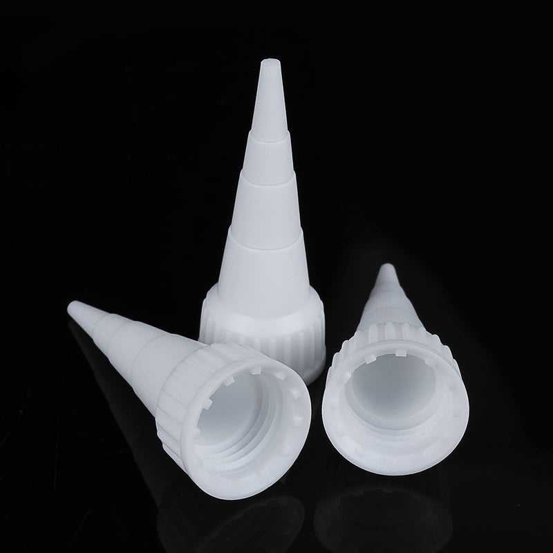 20 Pieces Snip Tip Applicator Adhesive Tube Tips Cap for E6000 Craft Glue 3.7 Ounce Adhesive Tubes, Snip Tip Applicator Cap