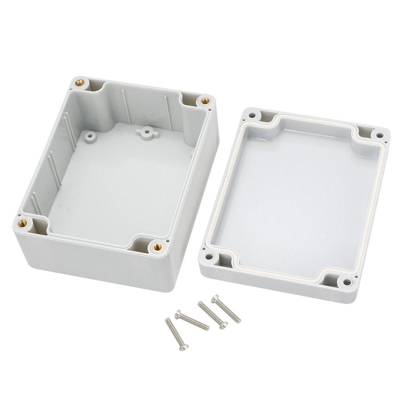 Awclub Waterproof Dustproof IP65 ABS Plastic Junction Box Outdoor Universal Electric Project Enclosure Gray 4.52"x3.54"x2.16"(115mmx90mmx55mm) 4.52"x3.54"x2.16"