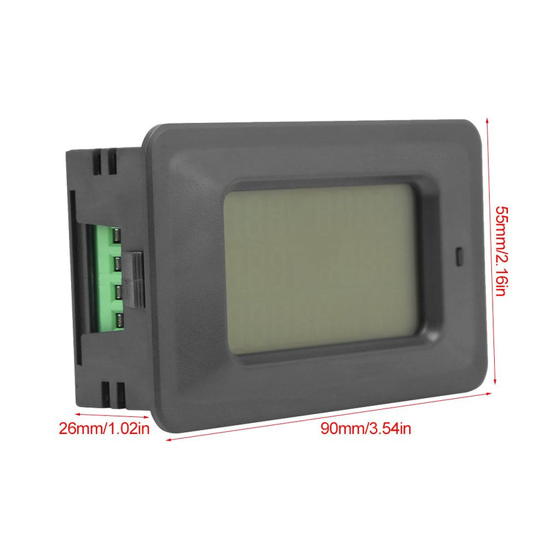 Multimeter, 6 in 1 Home Digital LCD Meter Power Monitor Panel Ammeter Digital Voltmeter Power Meter with Mutual Inductor