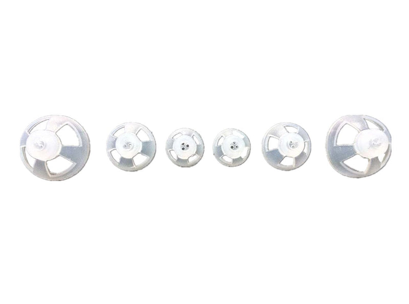 Jungle Care Hearing Aid Ear Piece Open Domes Set 6mm/9mm/12mm (3 Pairs) Comfortable PSAP (Personal Sound Amplifiers Product) Ear Tips Invisible, Perfect for Open Air (Open fit), Except for RIC