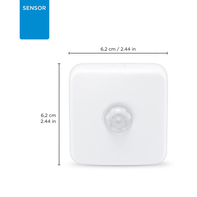 WiZ Connected 2-Pack WiFi Motion Sensor for Lights, Compatible with Alexa and Google Home Assistant, White 2 Pack