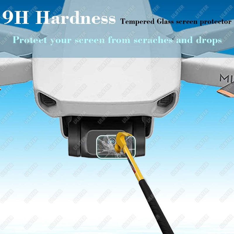Lens Sensor Protector for DJI Mini 3 Pro/DJI Mini 3- Drone,ULBTER 0.3mm 9H Hardness Tempered Glass Lens Sensor Accessory Anti-Scrach Anti-Fingerprint Anti-Bubble [3 Pack]