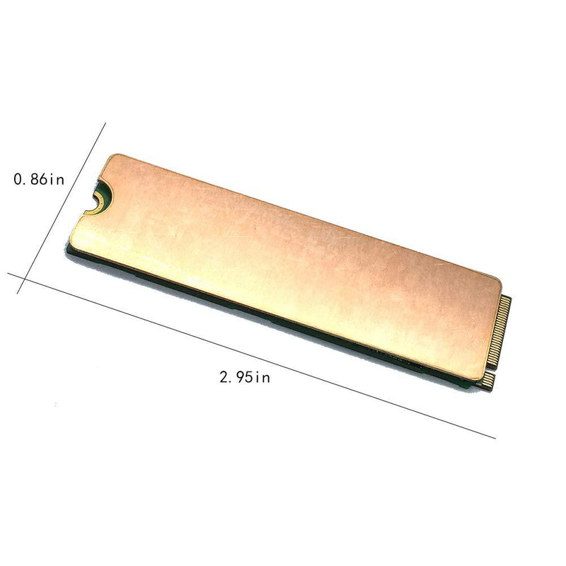 Laptop NVMe M.2 Heatsink with Nano Thermal Padsï¼ŒHeat Sink Copper for 2280 M2 SSD Laptop (2pcs) Copper Heatsinks