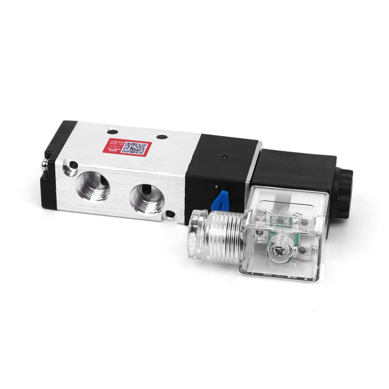 SNS 4V210-N08/AC110V 5/2 Port 1/4 NPT Inlet Single Coil Pilot-Operated Electric Solenoid Valve