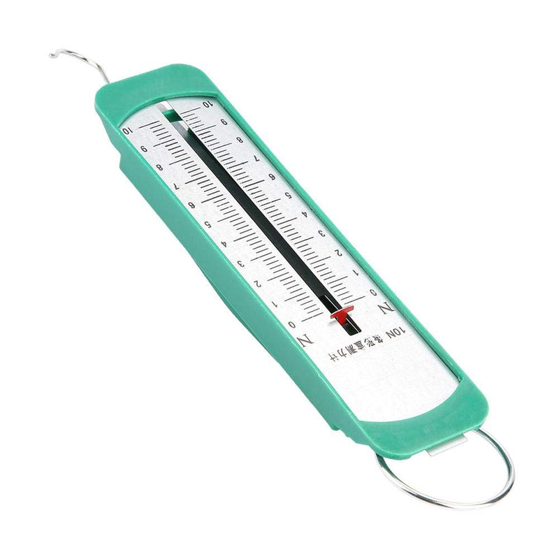 Oumefar 10N Newton Meter Plastic Spring Dynamometer Rod Physics Mechanical Experiment Instrument Spring Balance High Resolution for Physics Mechanical Experiments