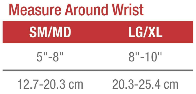 Mueller Green Fitted Wrist Brace, Black, Left Hand, Small/Medium (5-8) Small/Medium (Pack of 1)