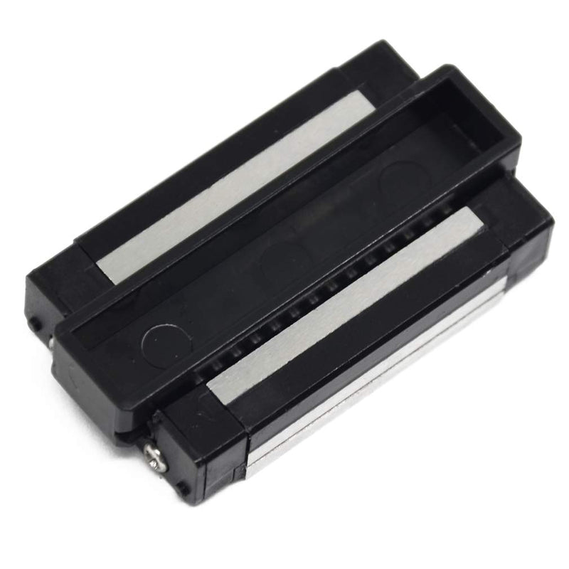 ReliaBot Black MGN12H Carriage Block with Anti-Fall Strips for 12mm MGN12 Linear Motion Slide Rail Guide MGN12H Block