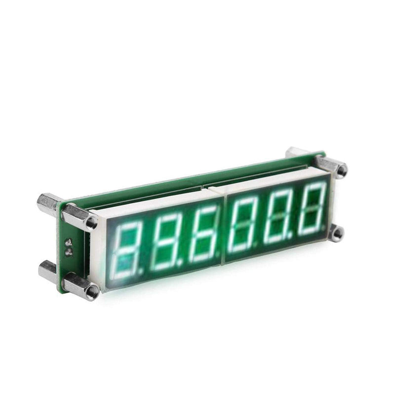 PLJ-6LED-H LED Display Digital Signal Frequency Counter Cymometer Tester Frequency Measurement Modules 1MHz- 1000MHz (green) green
