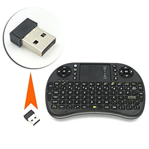 Mini Wireless Keyboard 2.4GHz Touch-pad Mouse Combo Plus OTG Cable - TV xStream, Compatible with Firesticks, Android TV Box, IPTV, 4K Media Stick, Smart TV, PC, X-Boxes +More
