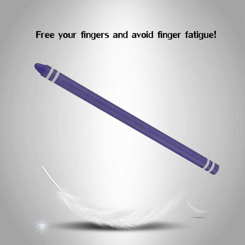 Wendry Tablet Stylus, Extra Long Crayon Shape Touch Screen Pen, Mobile Phone Tablet Sensitive Writing Stylus, Stylus Pen Capacitive Touch Screen(Purple)