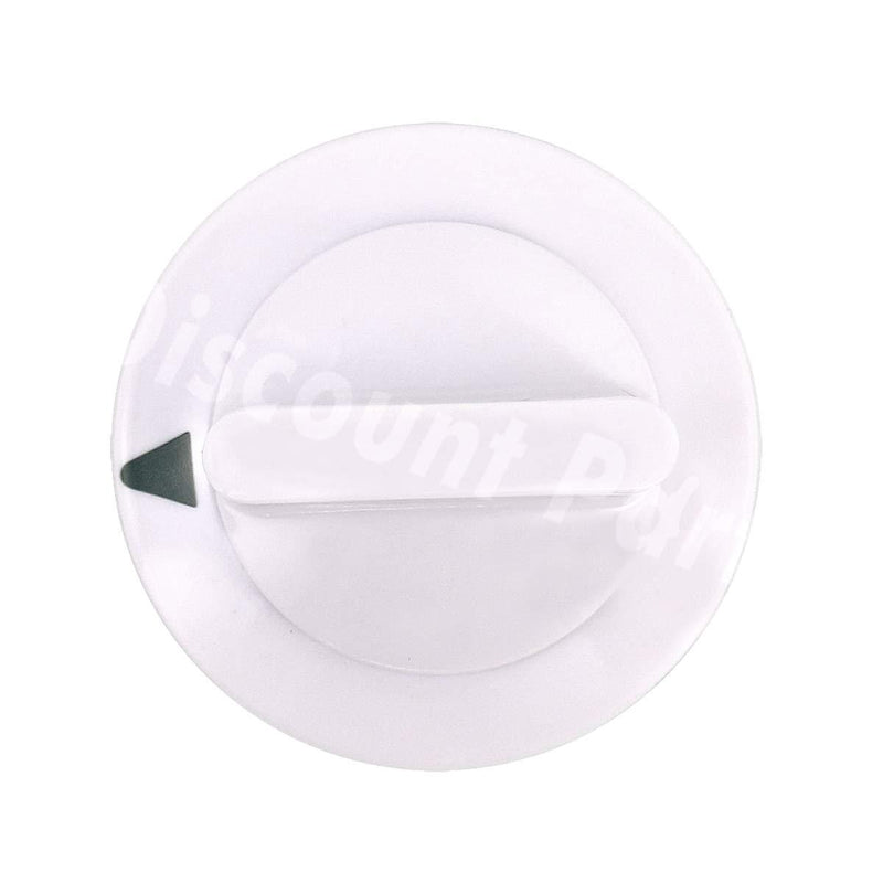 Super Durable WE1M652 Timer Control Knob Replacement Part for Hotpoint General Electric Dryer - Replaces 1264289 AP3995164 PS1482196 White