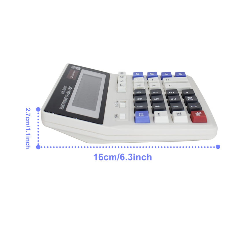 SKYXINGMAI Desktop Calculator 12 Digit with Large LCD Display，Handheld for Daily and Basic Office or Study