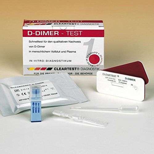 CLEARTEST 6690862 rapid test, D-Dimer (pack of 10)