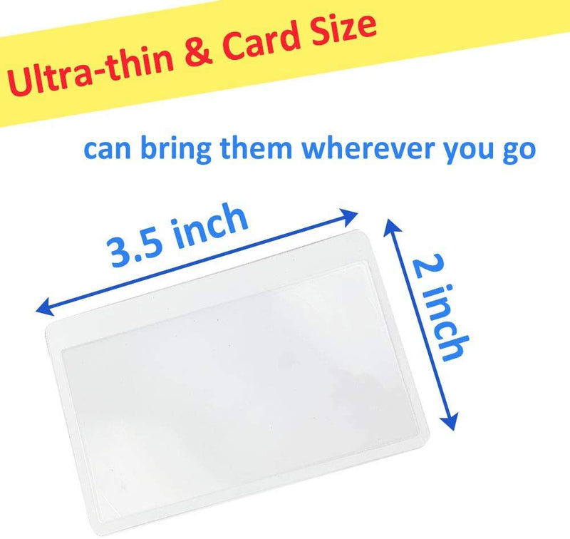 MagDepo Acrylic Dome Magnifier 2.5 inch 4X Crystal Glass Paperweight with 2 Pack of Bonus Card Magnifying Glass Polishing Pouch for Blueprints, Maps, and Newspapers