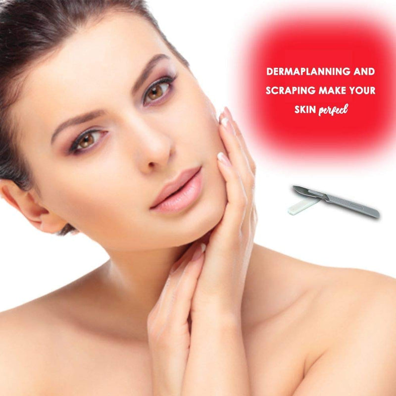MedHelp Pack of 100 Disposable Scalpel Blades #10, Size 10 Surgical Blades, High Carbon Steel Dermaplane Blade Tool. Individually Wrapped #10 Scaple Blade, Sterile