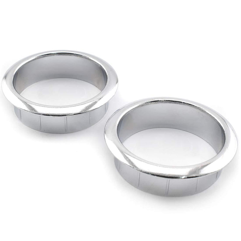 2 Inch (50mm) Zinc Alloy Desk Grommets, SDTC Tech 2 Pcs Wire Cable Metal Hole Cover Grommet Organizer for Managing and Protecting Cord 50mm - 2pack