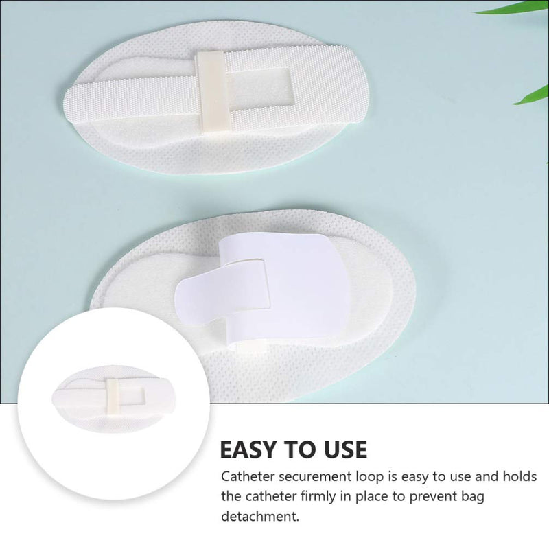 EXCEART Catheter Tube Holder 6Pcs Catheter Tube Fixing Tape Urine Drainage Catheter Stabilization Device Catheter Legband Holder Stickers