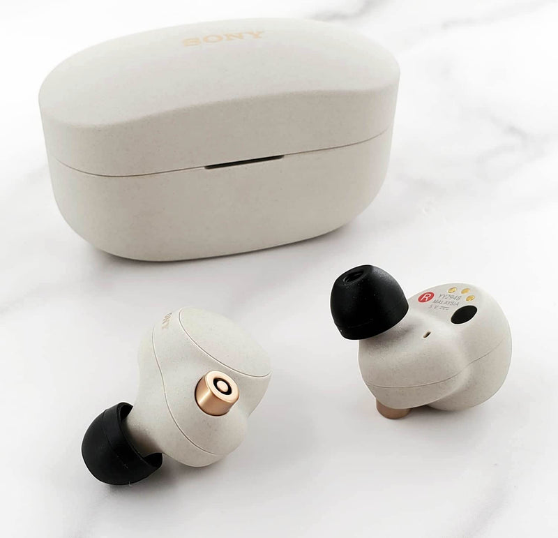 6 Pairs WF-1000XM4 Ear Tips Buds, Small Size Replacement Silicone Rubber Fit in Case Eartips Earbuds Wing Gel Cover Accessories Compatible with Sony WF-1000XM4 WF-1000XM3 WF-C500 - S Black