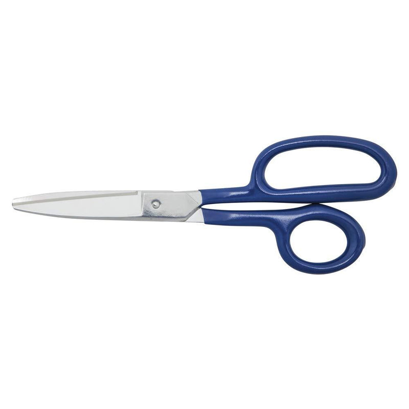 Klein Tools HD Carpet Shear w/Ring, Curved, Blunt, 9-Inch G718LRCB