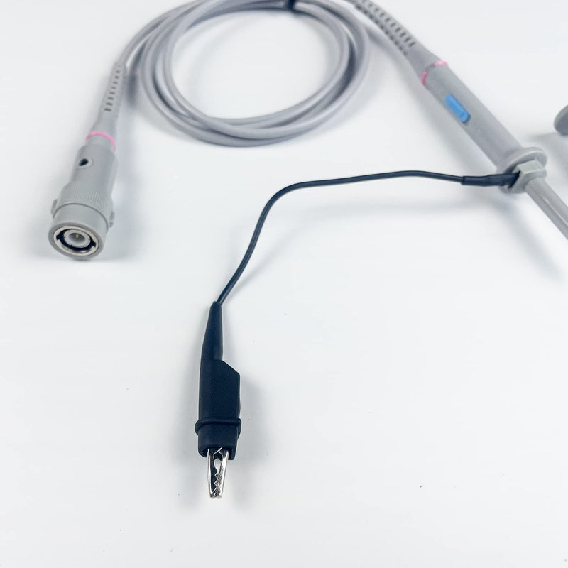 OWON 200 MHz oscilloscope probe kit, BNC oscilloscope clamp probe attenuation can be adjusted by 1x or 10x slide switch for oscilloscope probes/200Mhz