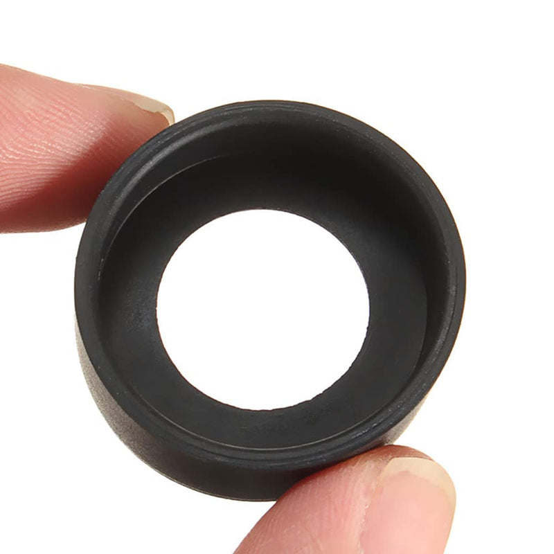 Vogueing Tool 2pcs Rubber Eyepiece Cover Eyepiece Protector Cylinder Eyepiece Protector Cup for Binocular Microscope (Bevel Angle 33mm) Oblique Angle 33mm