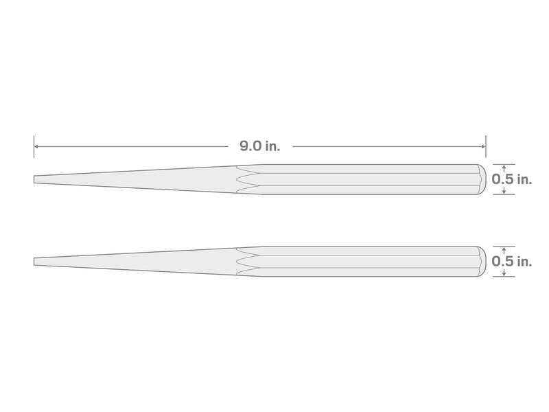 TEKTON 3/16 Inch Alignment Punch | 66175 3/16 in.