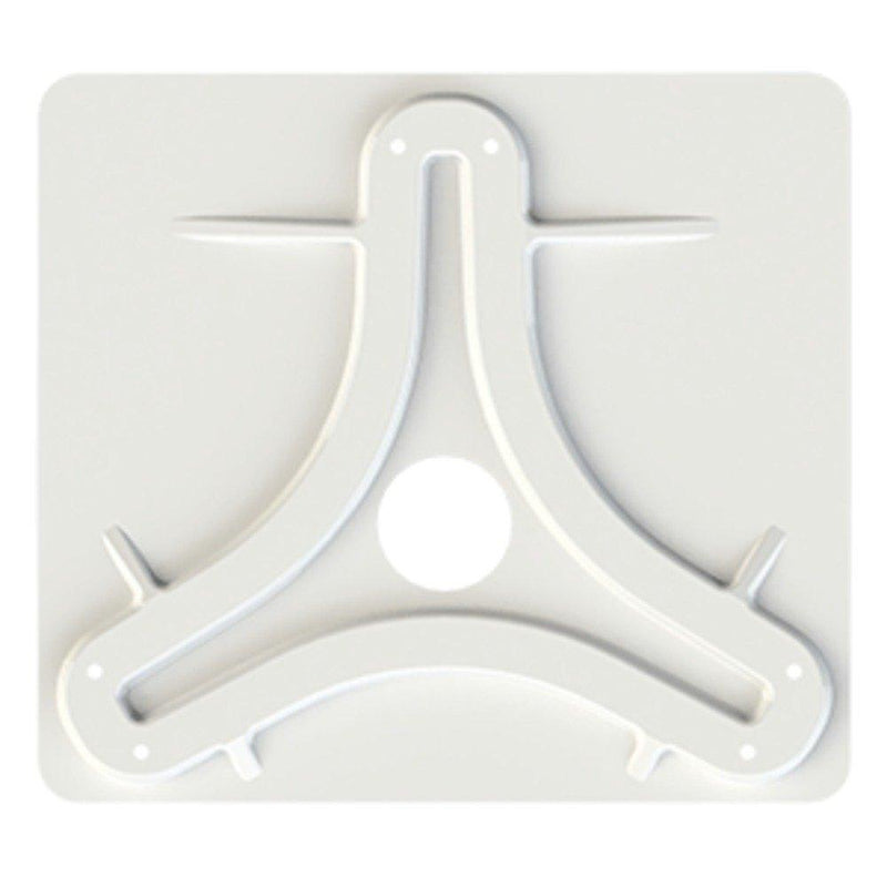 KING MB8200 Antenna Mounting Plate for KING Jack and OmniPro OTA Antennas Jack Optional Mounting Bracket White