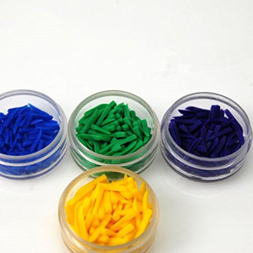 Dental Disposable Wedges Plastic 4 Colour-Coded 400/pk interdental Composite Kit