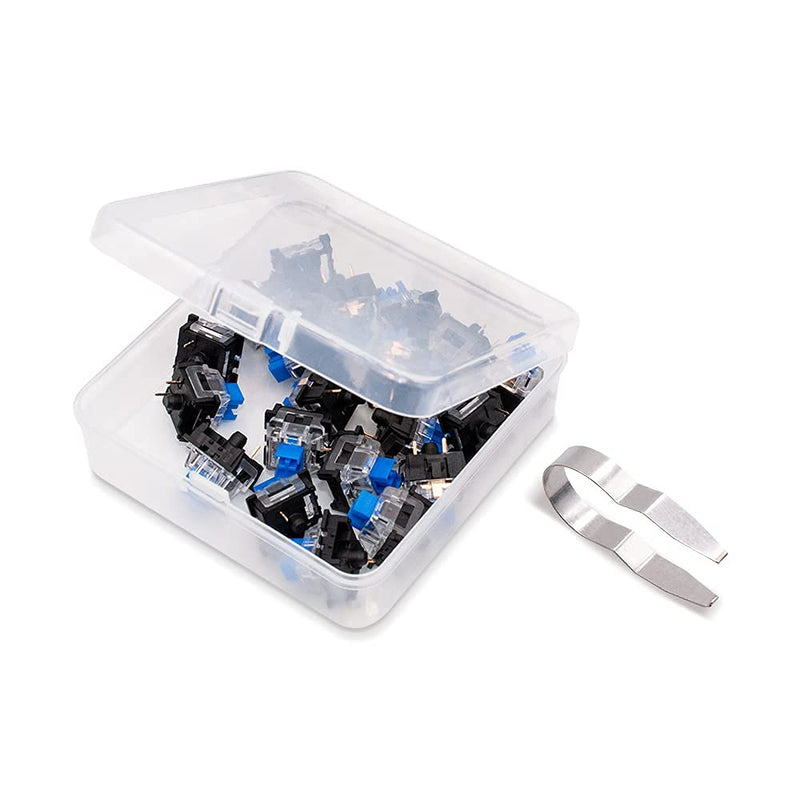 OUTEMU (Gaote) Blue Switch 3 Pin Keyswitch DIY Replaceable Switches for Mechanical Gaming Keyboard (20 PCS) (Blue)
