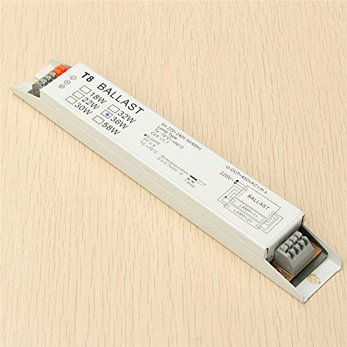 LaDicha Ac 220-240V 2X36W Wide Voltage T8 Electronic Ballast Fluorescent Lamp Balla