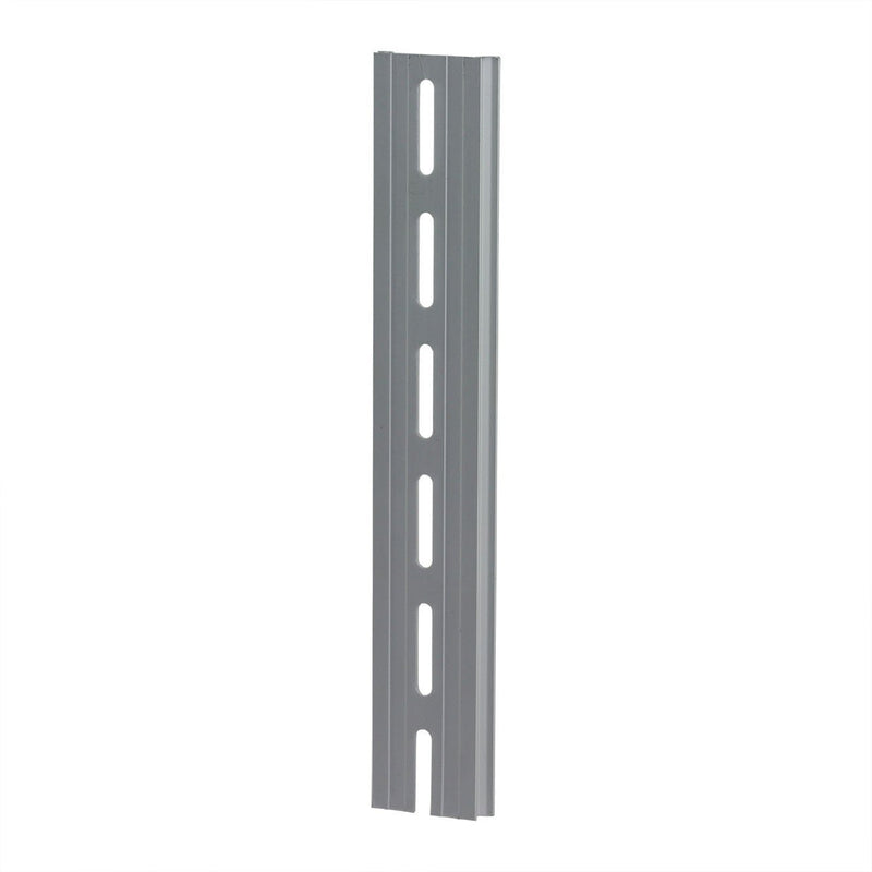 PZRT 2-Pack Aluminum 1.1mm Thickness Slotted DIN Rail,200mm 7.8" Length 35mm Standard Width, for Single Phase Switch Installing Fixed Solid State Relay 200mm