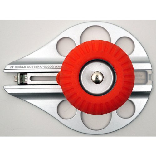 NT Cutter Aluminum Die-Cast Body Heavy-Duty Circle Cutter, 1-3/16 Inches 10-1/4 Inches Diameter, 1 Cutter (C-3000GP)