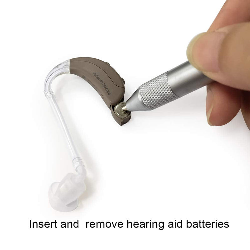 Hearing Aid Battery Magnet Stick Magnetic Pen Battery Remover for Seniors