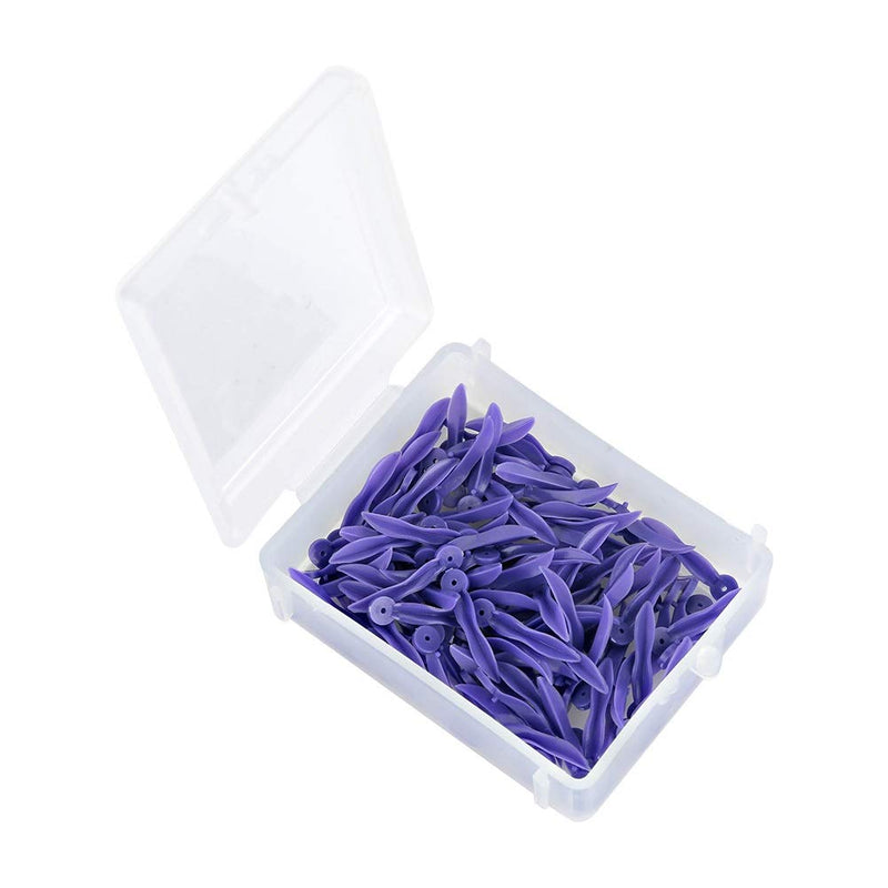 Jadeshay Diastema Wedges,4 Box 4 Color Disposable Plastic Dental Fixing Wedge with Hole
