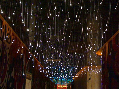 Fiber Optic Cable,PMMA Plastic end Glow Cables for Star Sky Ceiling led Light kit 0.06in(1.5mm) 164ft(50M)/roll
