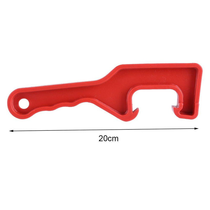 GLOGLOW Plastic Bucket Pail Paint Can Lid Opener Opening Tool for Home Office Garage(Red) Red