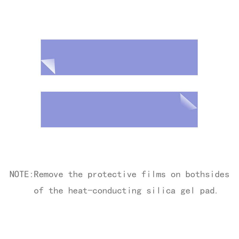 Laptop NVMe M.2 Heatsink with Nano Thermal Padsï¼ŒHeat Sink Copper for 2280 M2 SSD Laptop (2pcs) Copper Heatsinks