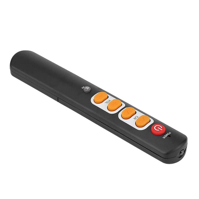 Learning Remote Control with Big Buttons, 6 Keys Universal Remote Control Smart Controller for TV STB DVD DVB HiFi VCR(Orange) Orange